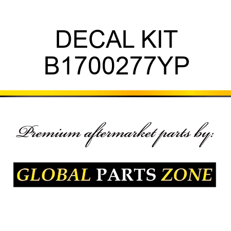 DECAL KIT B1700277YP