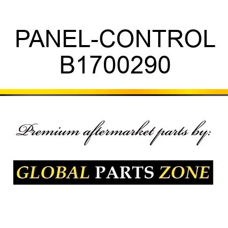 PANEL-CONTROL B1700290