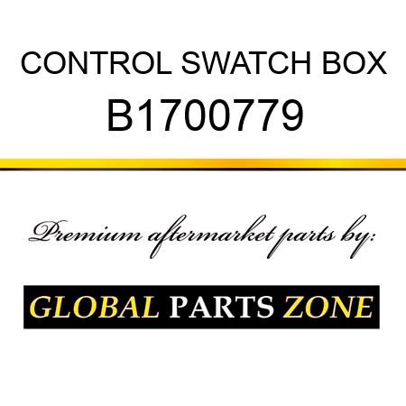 CONTROL SWATCH BOX B1700779