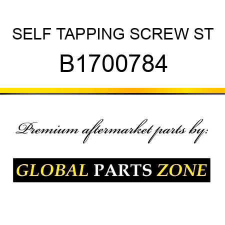 SELF TAPPING SCREW ST B1700784