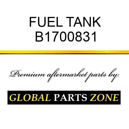 FUEL TANK B1700831