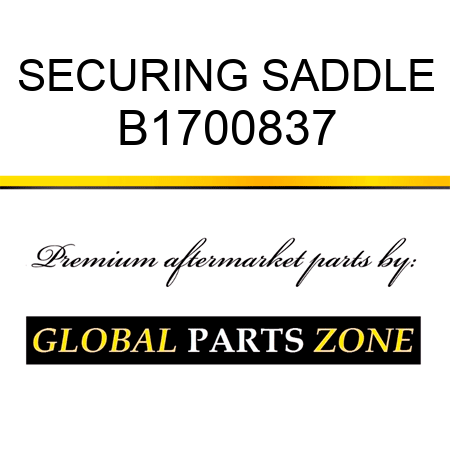 SECURING SADDLE B1700837