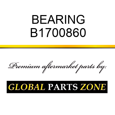 BEARING B1700860