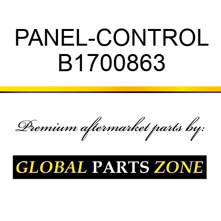 PANEL-CONTROL B1700863