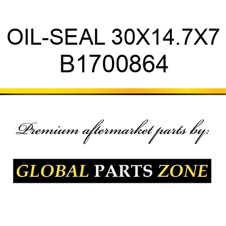 OIL-SEAL 30X14.7X7 B1700864