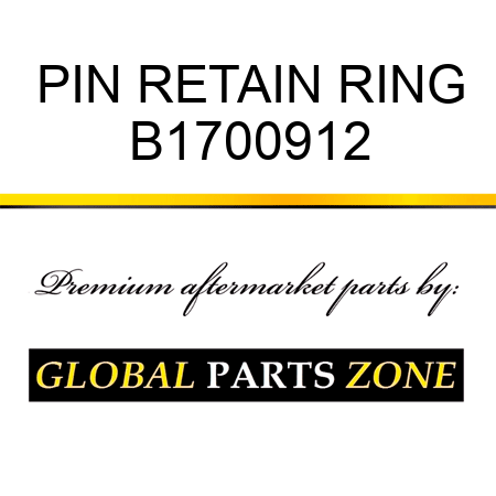 PIN RETAIN RING B1700912