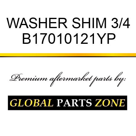 WASHER SHIM 3/4 B17010121YP