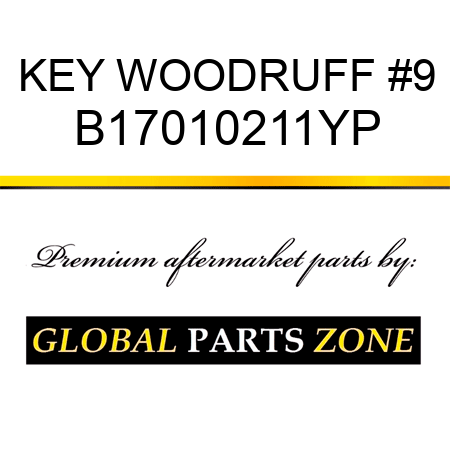 KEY WOODRUFF #9 B17010211YP