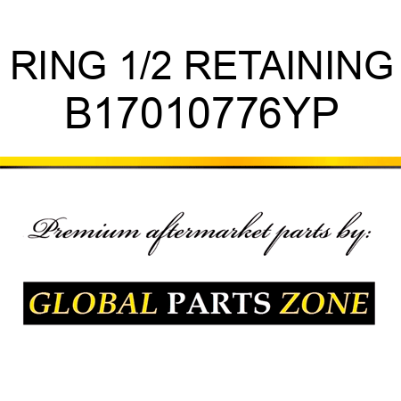 RING 1/2 RETAINING B17010776YP