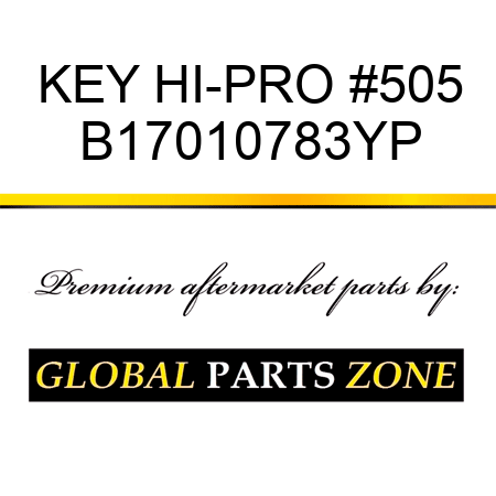 KEY HI-PRO #505 B17010783YP