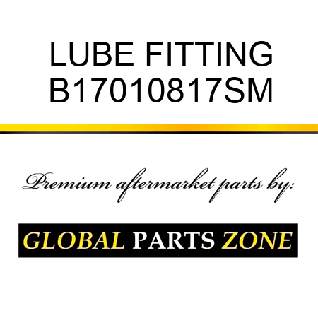 LUBE FITTING B17010817SM