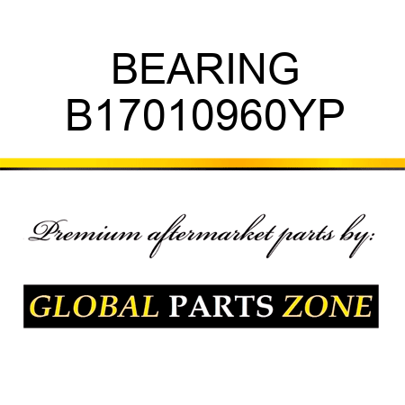 BEARING B17010960YP