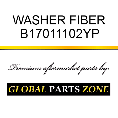 WASHER FIBER B17011102YP