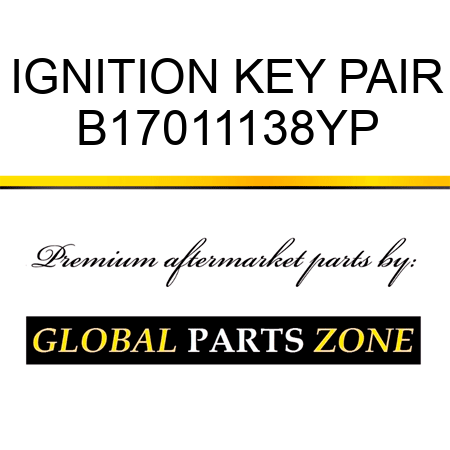 IGNITION KEY PAIR B17011138YP