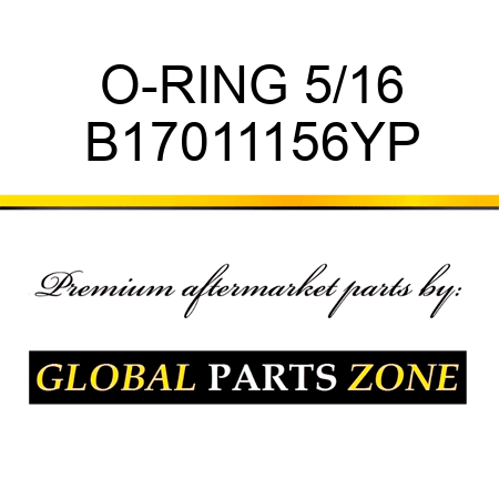 O-RING 5/16 B17011156YP