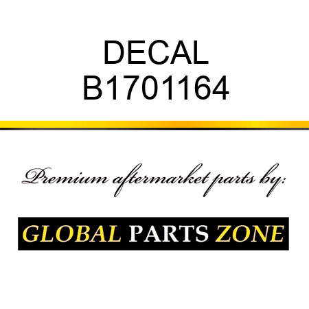 DECAL B1701164