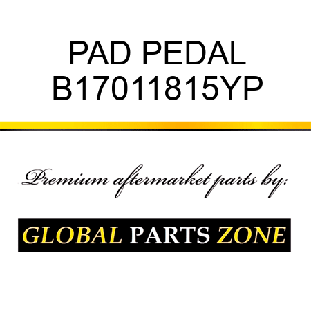 PAD PEDAL B17011815YP