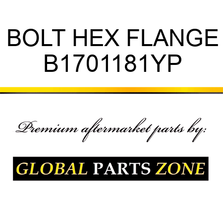 BOLT HEX FLANGE B1701181YP