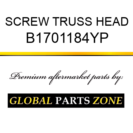 SCREW TRUSS HEAD B1701184YP