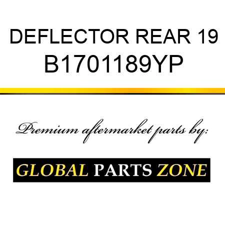 DEFLECTOR REAR 19 B1701189YP