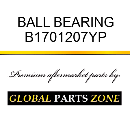 BALL BEARING B1701207YP