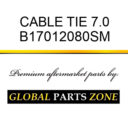 CABLE TIE 7.0 B17012080SM