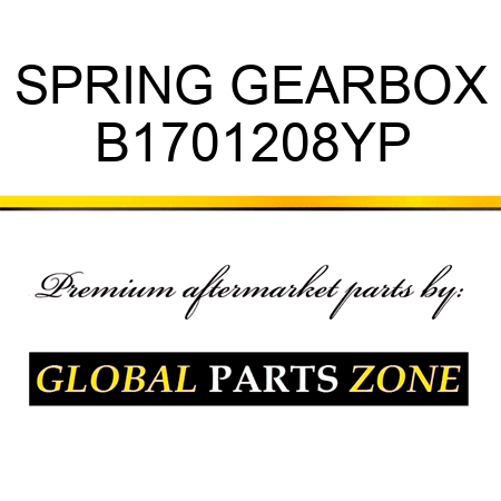 SPRING GEARBOX B1701208YP