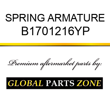 SPRING ARMATURE B1701216YP