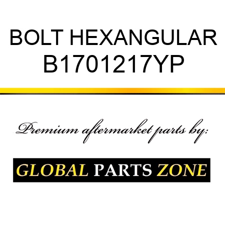 BOLT HEXANGULAR B1701217YP