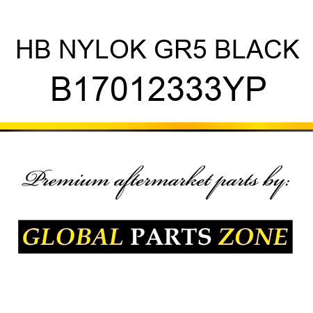 HB NYLOK GR5 BLACK B17012333YP