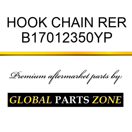 HOOK CHAIN RER B17012350YP