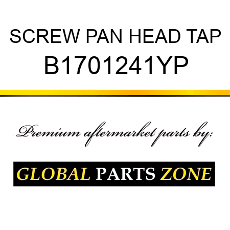 SCREW PAN HEAD TAP B1701241YP