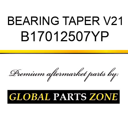 BEARING TAPER V21 B17012507YP