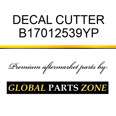 DECAL CUTTER B17012539YP