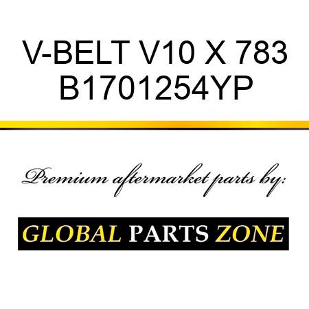 V-BELT V10 X 783 B1701254YP