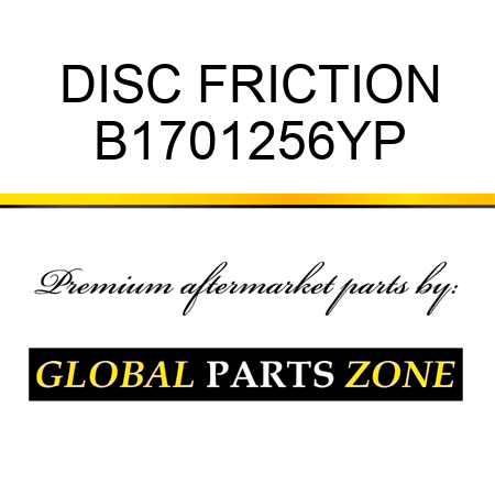 DISC FRICTION B1701256YP