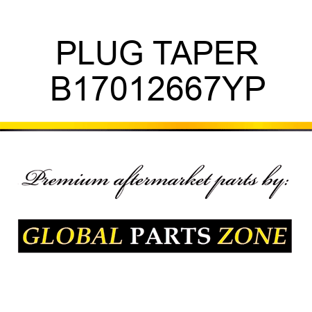 PLUG TAPER B17012667YP