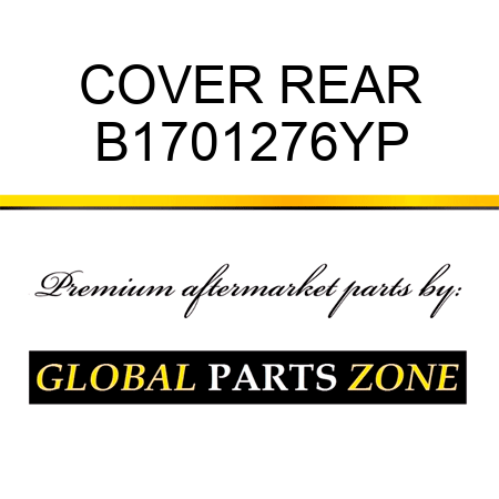 COVER REAR B1701276YP