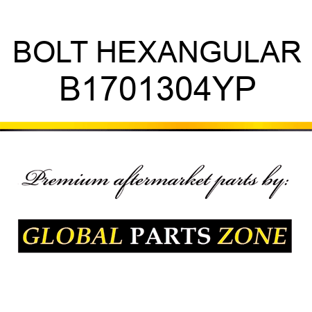 BOLT HEXANGULAR B1701304YP