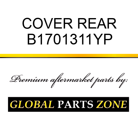 COVER REAR B1701311YP