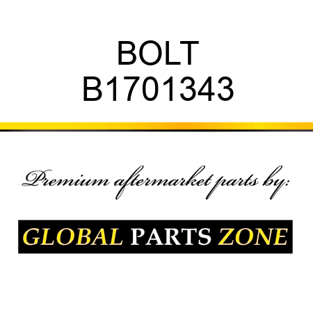 BOLT B1701343