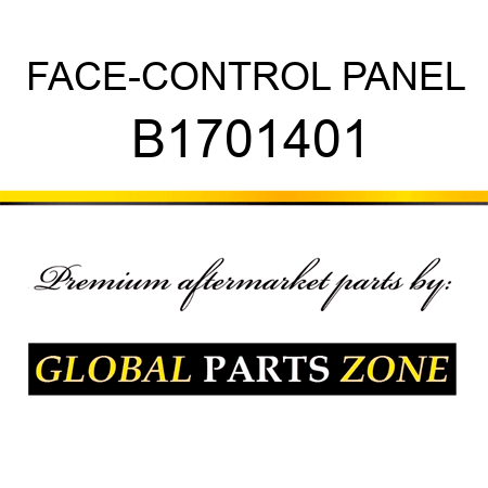 FACE-CONTROL PANEL B1701401