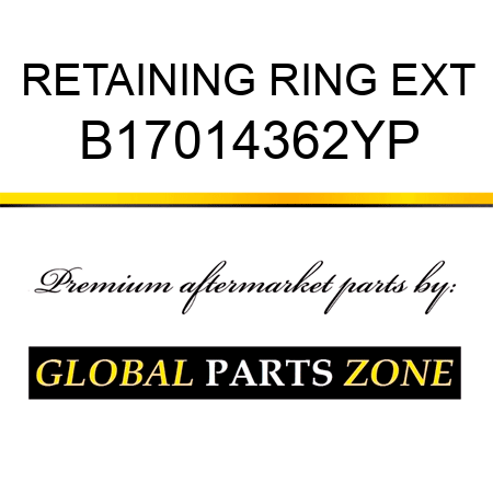 RETAINING RING EXT B17014362YP