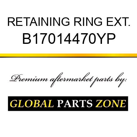 RETAINING RING EXT. B17014470YP