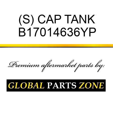 (S) CAP TANK B17014636YP