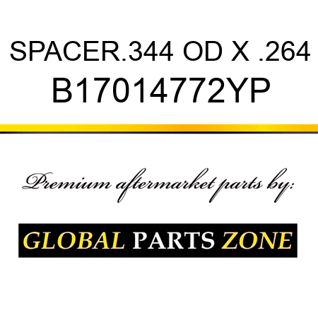 SPACER.344 OD X .264 B17014772YP