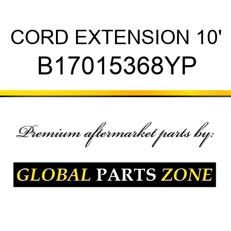 CORD EXTENSION 10' B17015368YP