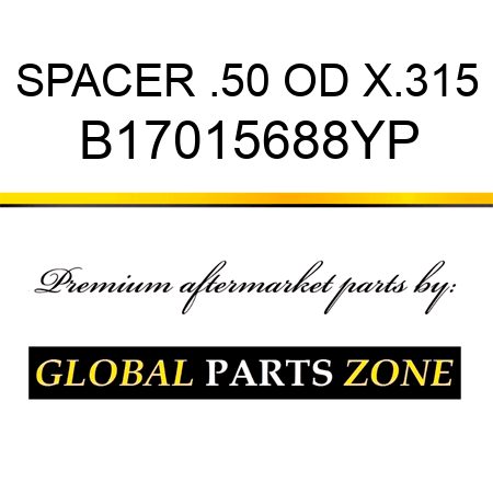 SPACER .50 OD X.315 B17015688YP