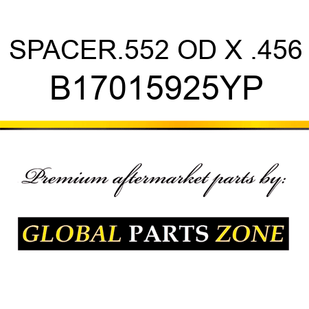 SPACER.552 OD X .456 B17015925YP