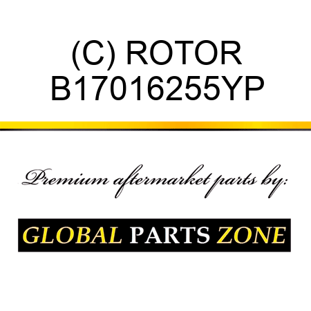 (C) ROTOR B17016255YP